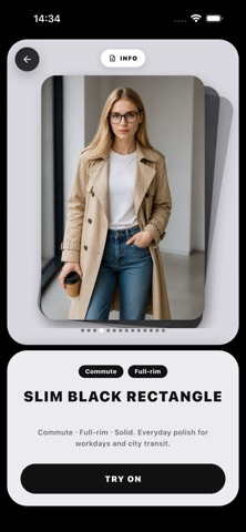 Opmook‑AI Image & Video Tryon iPhone screenshot
