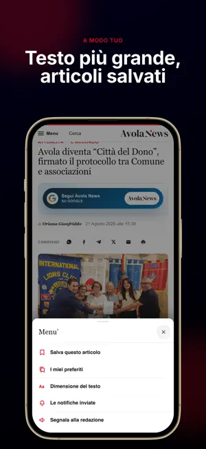 Avola News screenshot 4