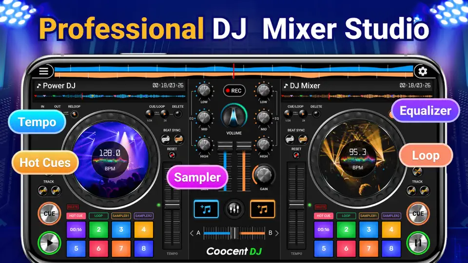 Скриншот Студия DJ-микшера - DJ-музыка на iPhone 3