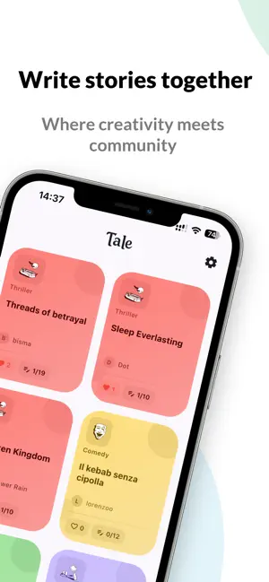 Tale - Write Stories, Together screenshot 1