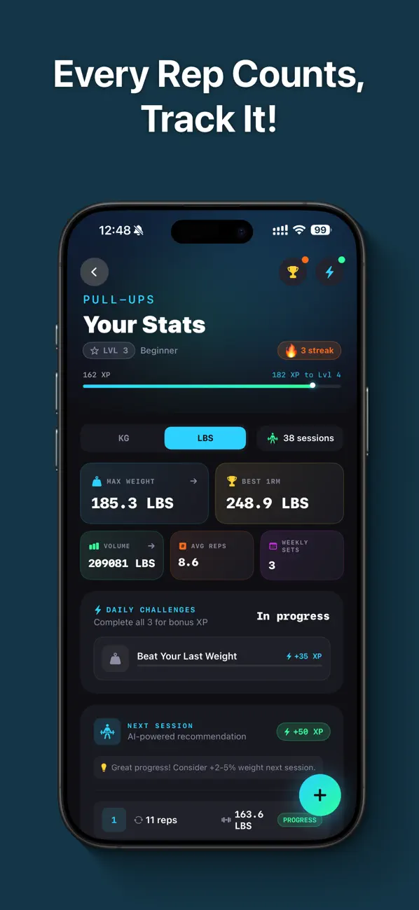 Screenshot #3 pour GymBro - Ultimate Gym App