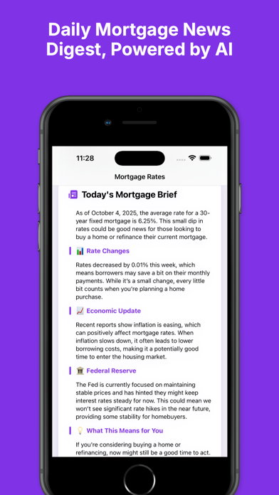 Mortgage News AI: Daily Rates iPhone screenshot 5 - Finance app