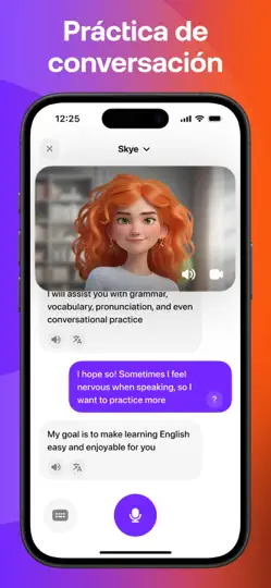 Captura de pantalla de Praktika – Habla Inglés Ahora en iPhone 3