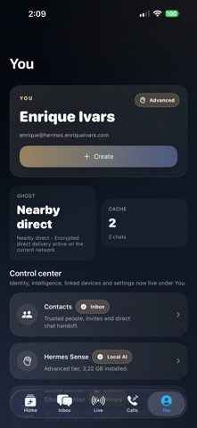 Hermes Private Messenger Screenshot 1 of 1