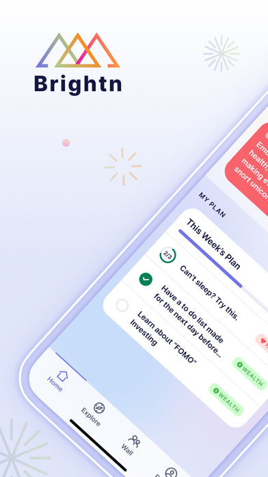 Brightn: AI Wellness Plans Screenshot