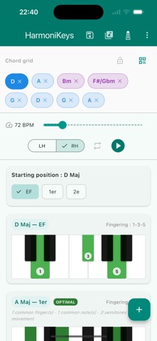HarmoniKeys 钢琴和弦连接 screenshot