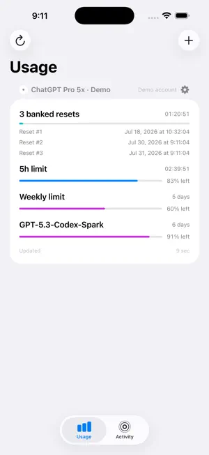 WhenReset screenshot 1