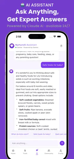 NurtureAI: AI Pregnancy & Baby iPhone Screenshot 5