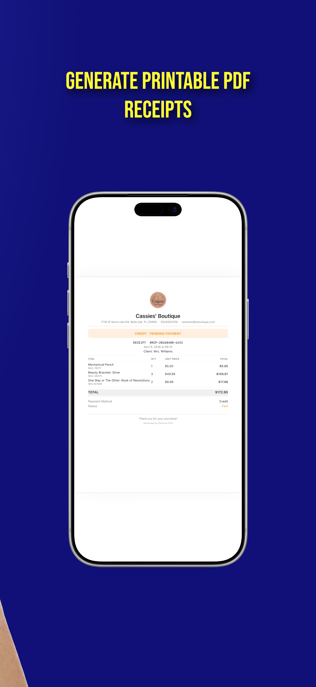 Pinnacle POS - Point of Sale screenshot 5