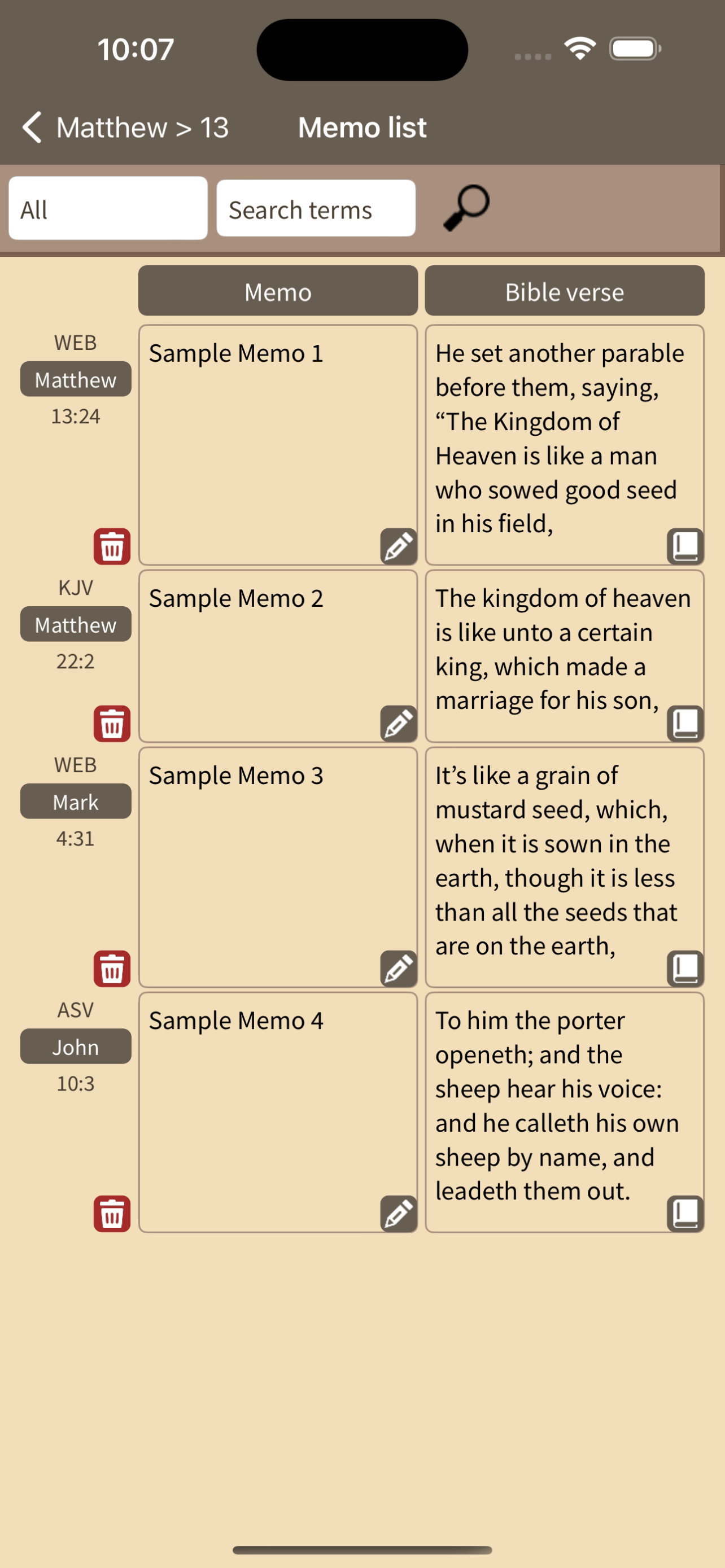 Seed Bible - KJV, ASV, WEB screenshot 5