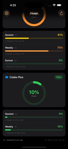 Model Usage iPhone screenshot 2