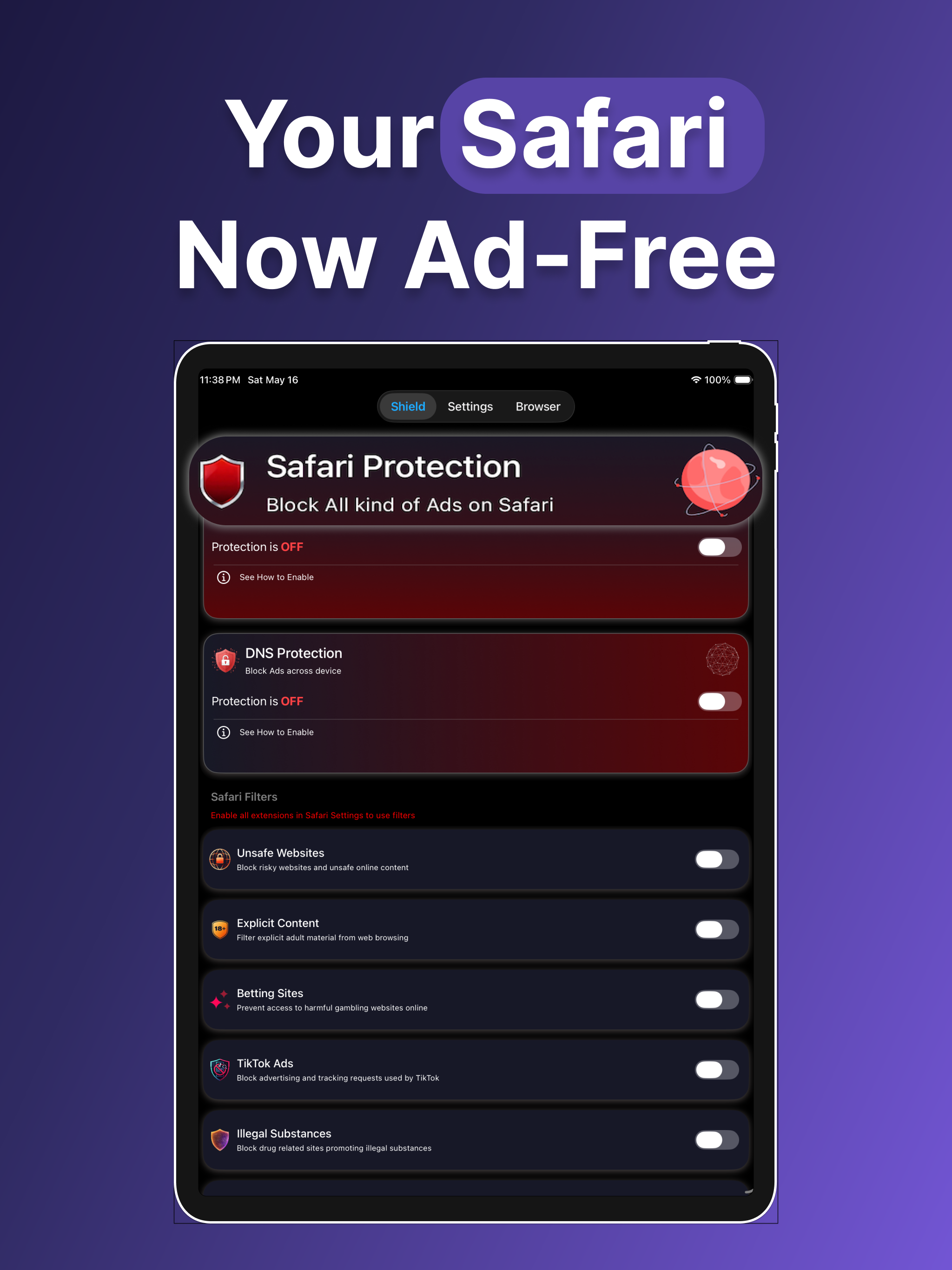 Ad Blocker For All Browser screenshot 10
