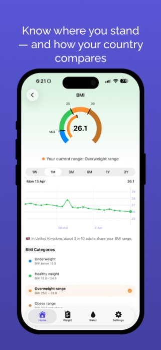 WayBalance - Weight Tracker Screenshot 3 of 10