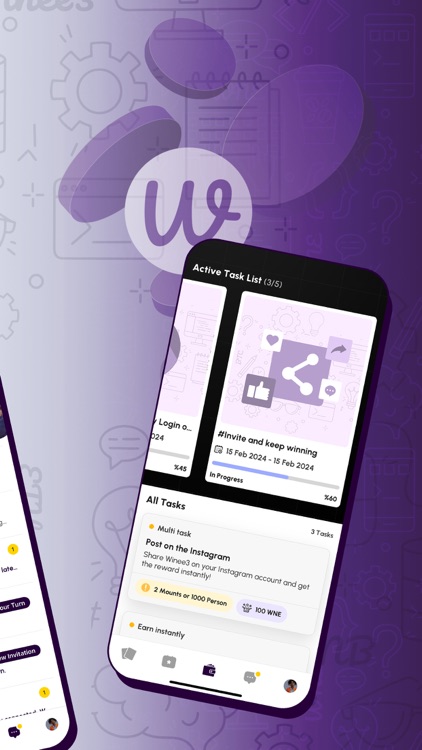Winee3: Social, Crypto & Earn screenshot-4