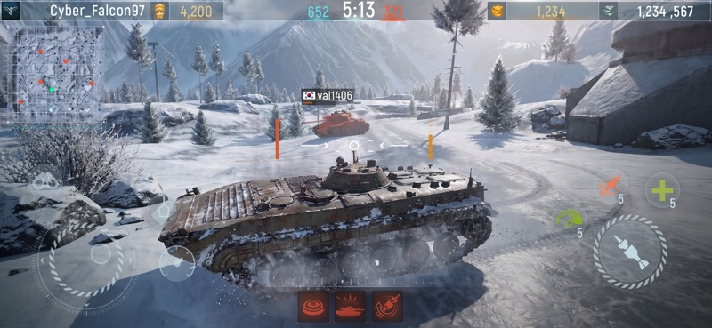 Modern Tanks: Mobile Warfare screenshot 2