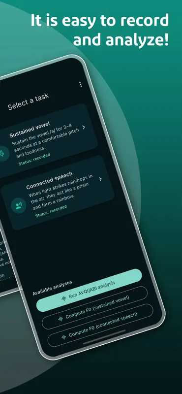 VoxApp - Voice Analysis screenshot 2 of 4