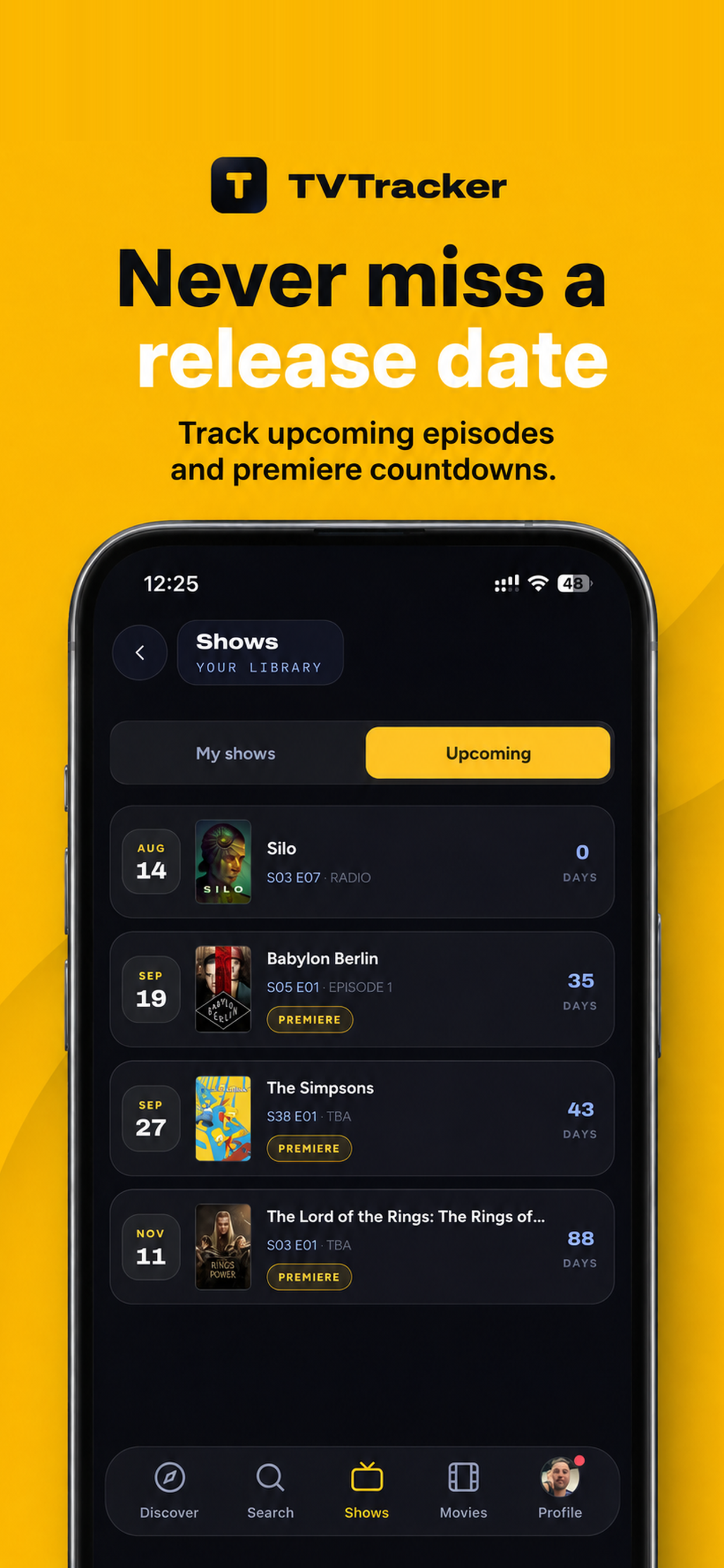 TVTracker : Track Movies-Shows screenshot 3