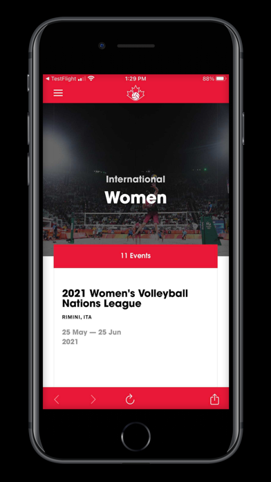 Volleyball Canada Screenshot