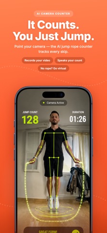AI Jump Rope Counter & Tracker Screenshot 1 of 5