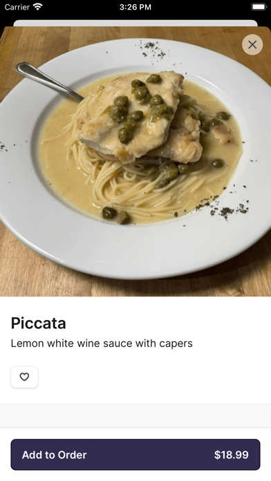 Pastafina To Go iPhone screenshot 4 - Food & Drink app