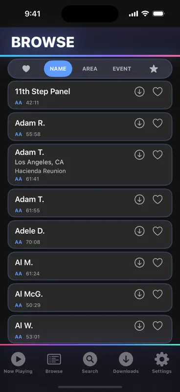 12 Steps Speakers screenshot 2 of 5