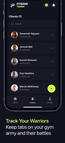 FitEcho iPhone screenshot