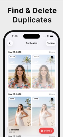 Swipe Delete Photos: Swipesift iPhone screenshot