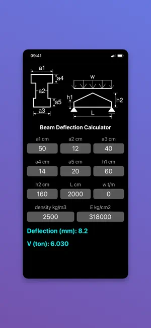 Beam Deflection Calculator screenshot 3