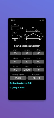 Beam Deflection Calculator screenshot 3
