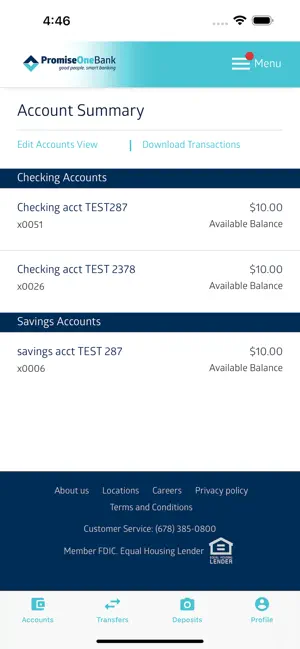 PromiseOne Bank screenshot 3