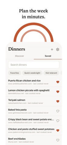 PlanDinner: Weekly Meal Plans Screenshot 5 of 6