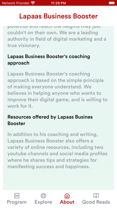 Lapaas Business Booster Screenshot