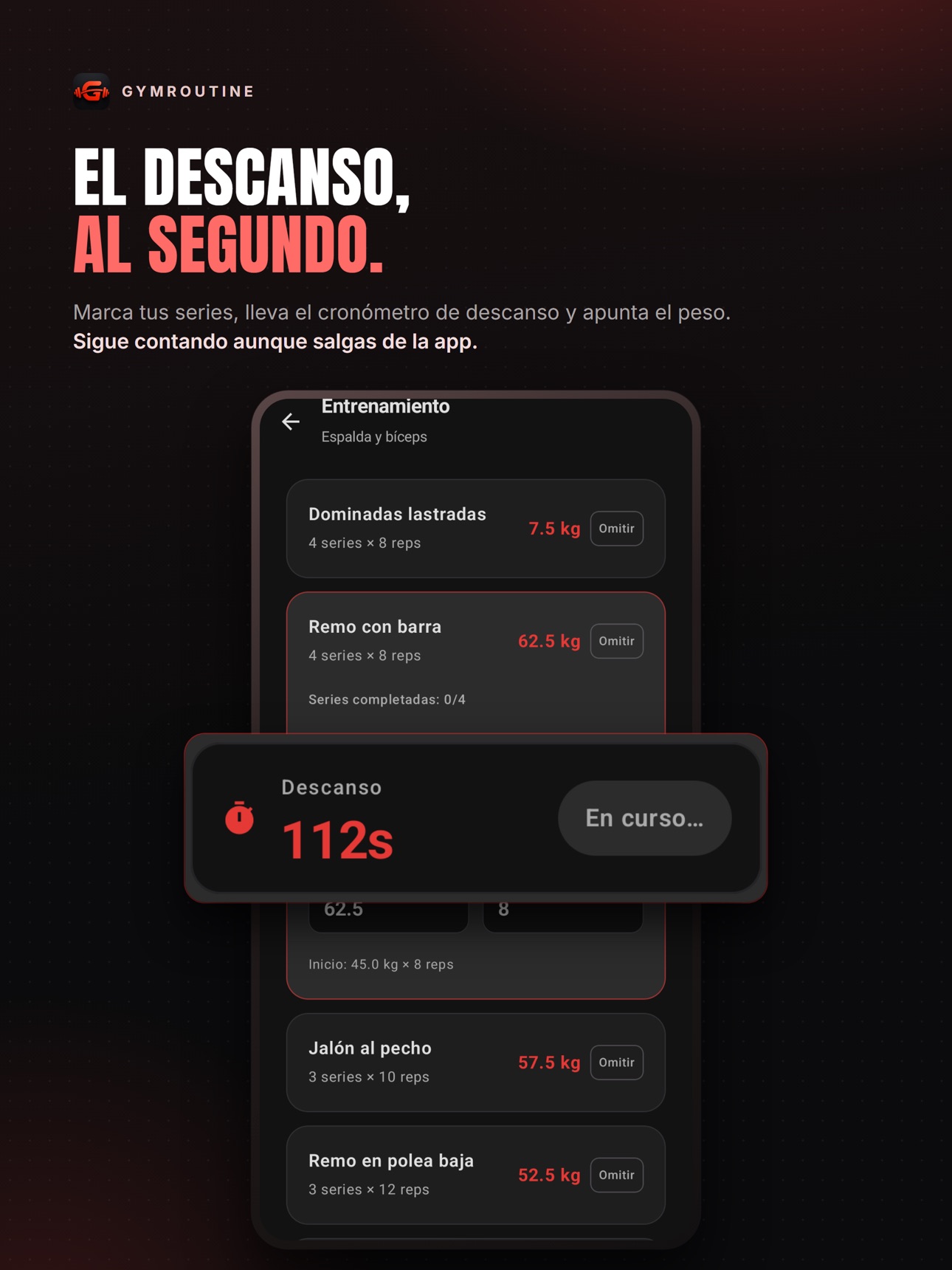 Screenshot 8 of GymRoutine: rutinas de gym