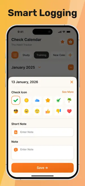 Check Calendar: Habit Tracker screenshot 2