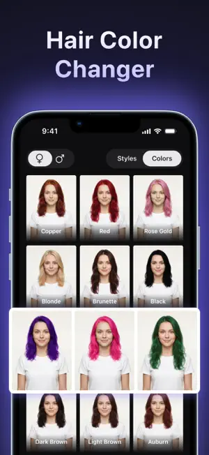Hairstyle Try On App screenshot 2
