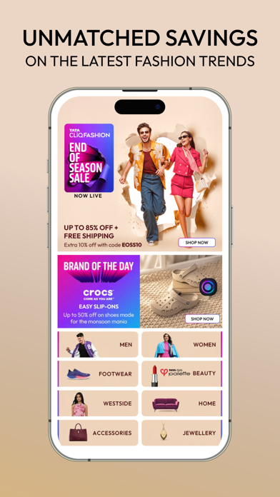 Tata CLiQ Fashion Shopping App Screenshot