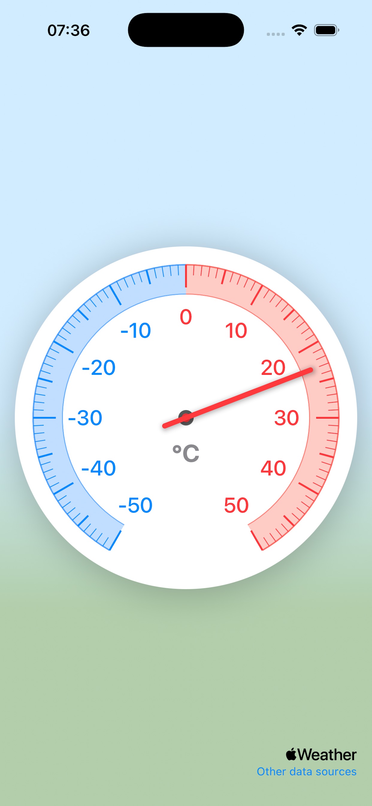 Screenshot 2 of Temperature Outside