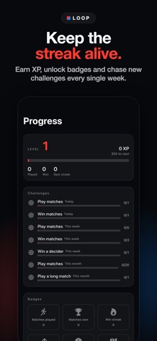 Ping Pong Scoreboard: Loop iPhone screenshot