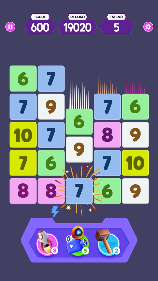 #1. Epic Merge Blast :Numbers Game (iOS) 来自: MYAPPFREE S.R.L.