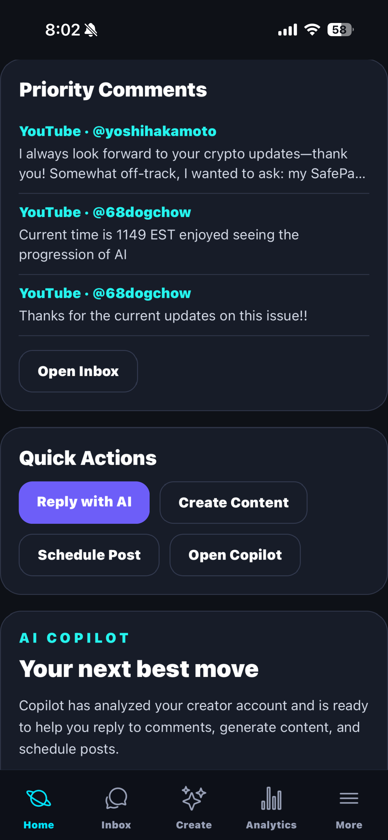 CreatorHQ screenshot 5