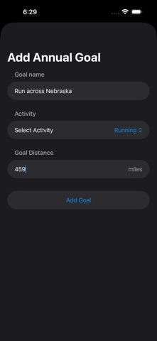Farther: Workout Goal Tracker Screenshot 3 of 7
