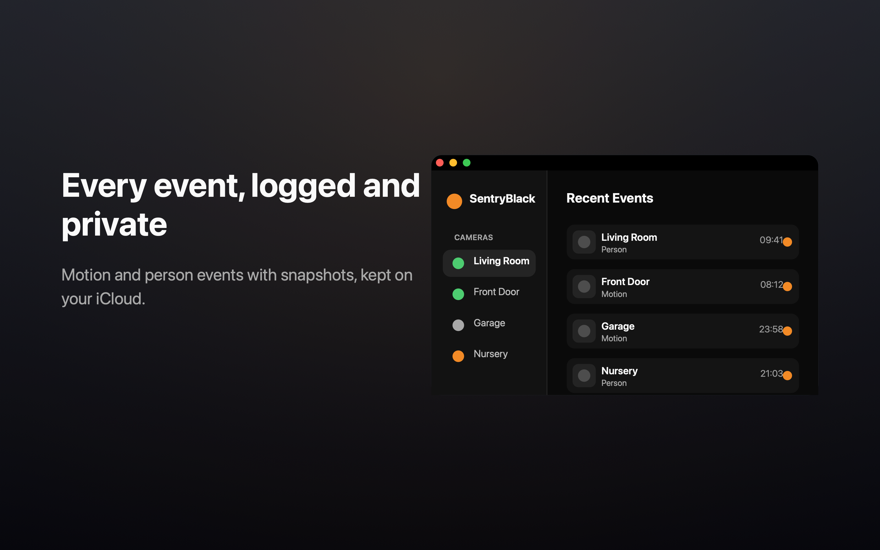 SentryBlack — Security Camera screenshot 13