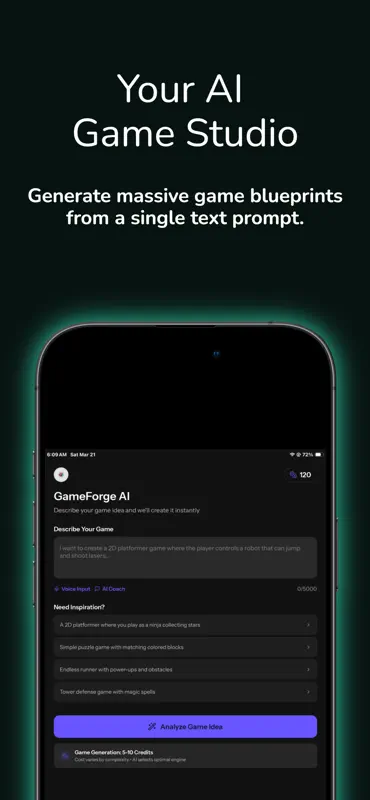 GameForge AI: Code & Build screenshot 4 of 4