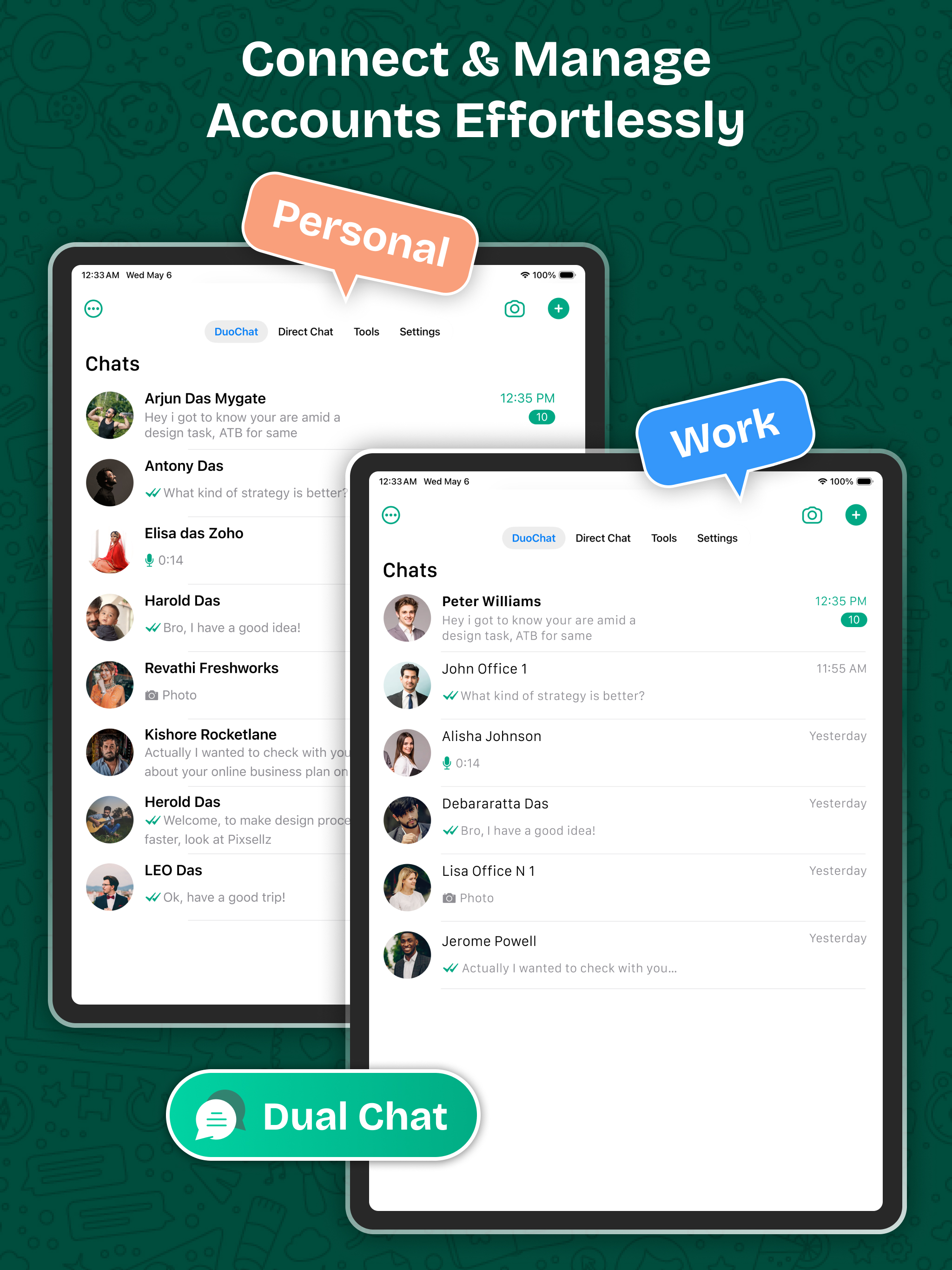 Dual Chat Messenger: Whats Web screenshot 12