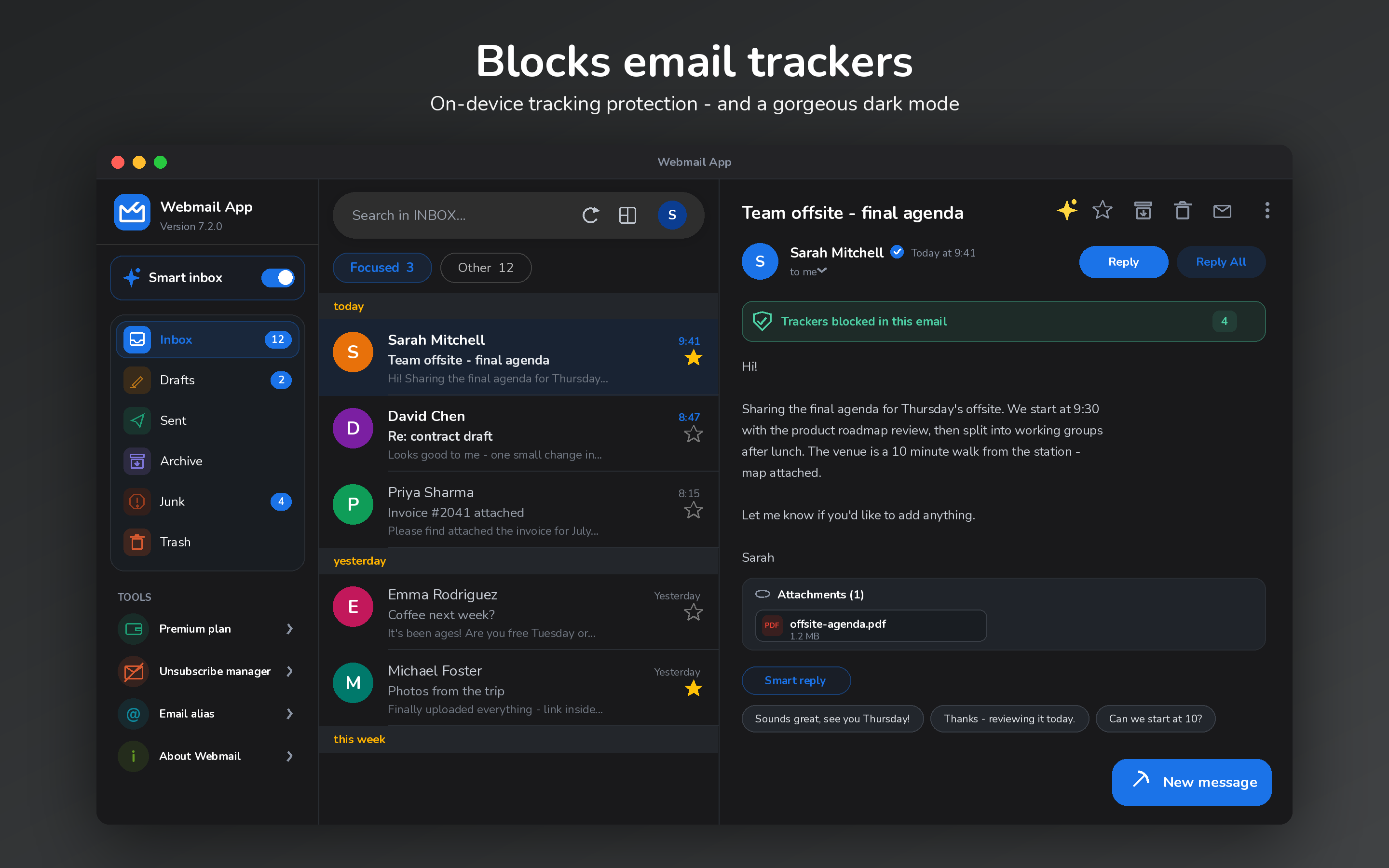 Webmail App: IMAP Email Client screenshot 15