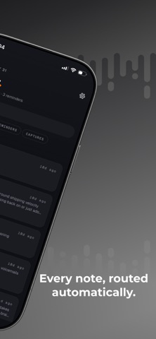 Quivo: AI Voice Note Taker iPhone screenshot