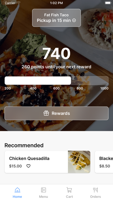 Fat Fish Taco To Go iPhone screenshot 1 - Food & Drink app