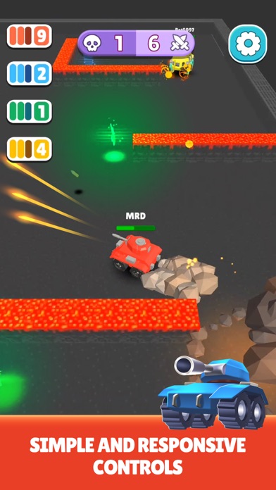 Mini Tank Blitz PvP Battle Screenshot
