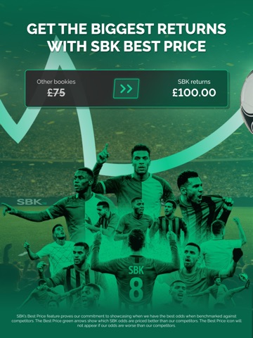 SBK Sports Betting Online iPad screenshot 2