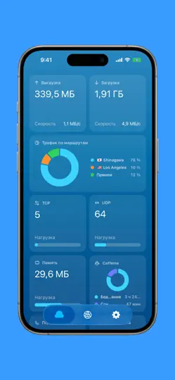 Скриншот Anywhere Proxy на iPhone 2